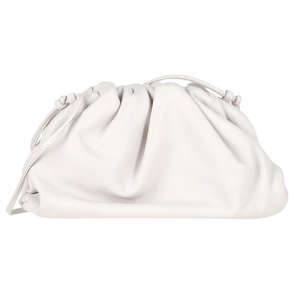 Bottega veneta the pouch small gathered leather clutch